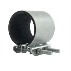 Хомут ремонтный односторонний трубный стальной оцинкованный Сансфера 51х40х70 мм