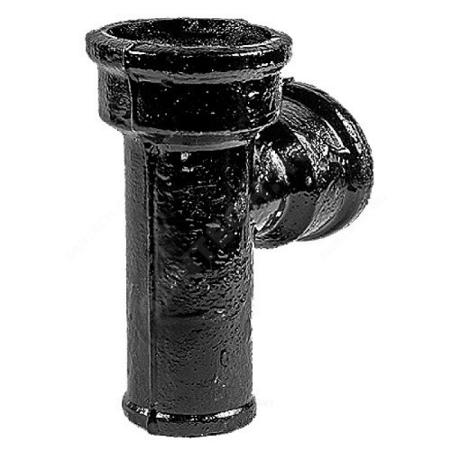 Тройник чугунный канализационный прямой Ду 100-100 90гр б/н ГОСТ 6942-98 в Екатеринбурге