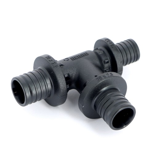 Тройник PPSU для PE-X труб Дн 32-20-32 переходной RAUTITAN PX Rehau в Екатеринбурге