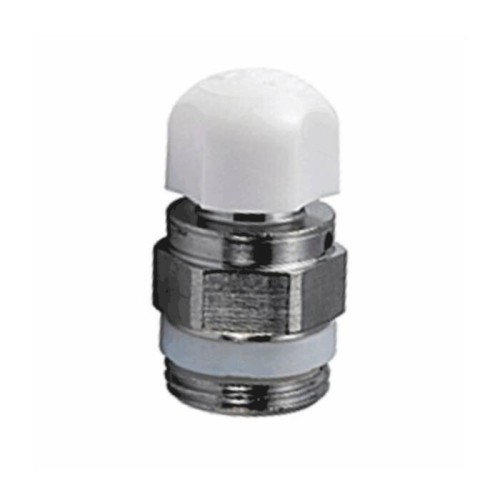 Кран Маевского ручной латунный Ду-15 (1/2") Ру-10 НР (НАР) с колпачком Giacomini R66A в Екатеринбурге