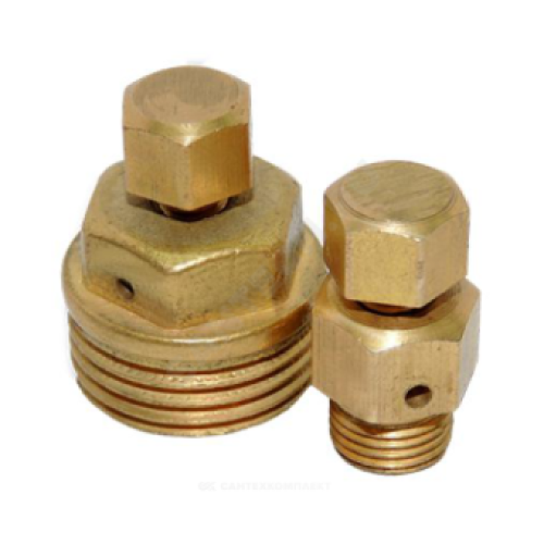 Воздухоотводчик ручной латунный М10х1,0 Ру-10 НР (НАР) угловой Цветлит ВО-1,0 в Екатеринбурге