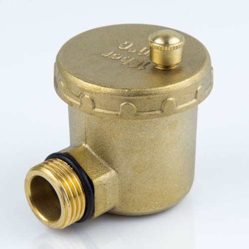 Воздухоотводчик автоматический латунный Ду-15 (1/2") Ру-10 НР (НАР) угловой Aquasfera 5004 в Екатеринбурге