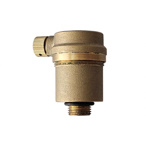 Воздухоотводчик автоматический латунный Ду-15 (1/2") Ру-14 НР (НАР) прямой с запорным клапаном Giacomini R88I в Екатеринбурге