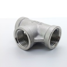 Тройник чугунный переходной оцинкованный ВР (ВН) 20 мм 1/2" ГОСТ 8949-75