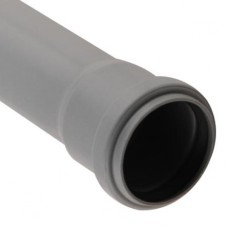 Патрубок канализационный PP-H компенсационный серый Дн 110 б/нап в/к HT HTL Ostendorf