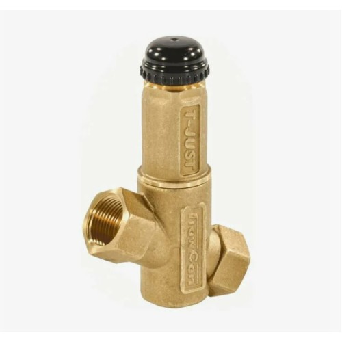 Клапан балансировочный латунный термостатический с внутренней резьбой 1,0 МПа R158A Giacomini 20 мм в Екатеринбурге