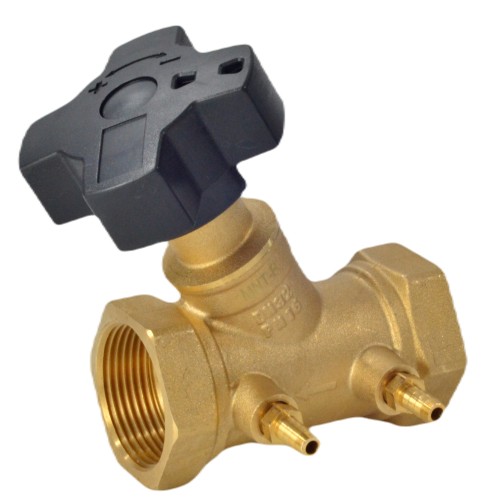 Клапан балансировочный латунный ручной с внутренней резьбой 1,6 МПа MNT-R Ридан 25 мм в Екатеринбурге