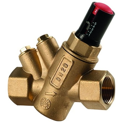 Клапан балансировочный латунный автоматический с внутренней резьбой 2,5 МПа R206A Giacomini 25 мм в Екатеринбурге