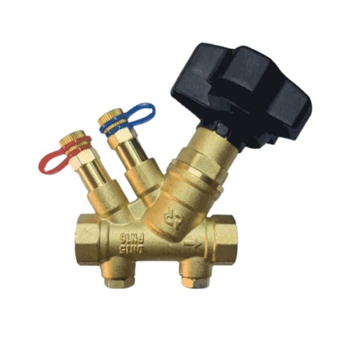 Клапан балансировочный латунный ручной с внутренней резьбой 1,6 МПа MVT-R Ридан 25 мм в Екатеринбурге