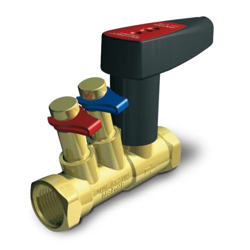 Клапан балансировочный латунный ручной с внутренней резьбой 2,5 МПа Ballorex Venturi FODRV Broen 15 мм в Екатеринбурге