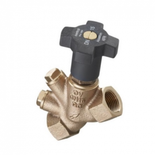 Клапан балансировочный бронзовый ручной с внутренней резьбой 1,6 МПа Aquastrom F Oventrop 20 мм в Екатеринбурге