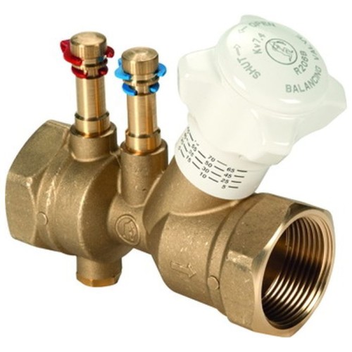 Клапан балансировочный латунный ручной с внутренней резьбой 2,5 МПа R206B Giacomini 20 мм в Екатеринбурге