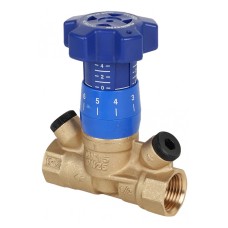 Клапан балансировочный латунный ручной с внутренней резьбой 2,5 МПа CIM 787R Cimberio 25 мм