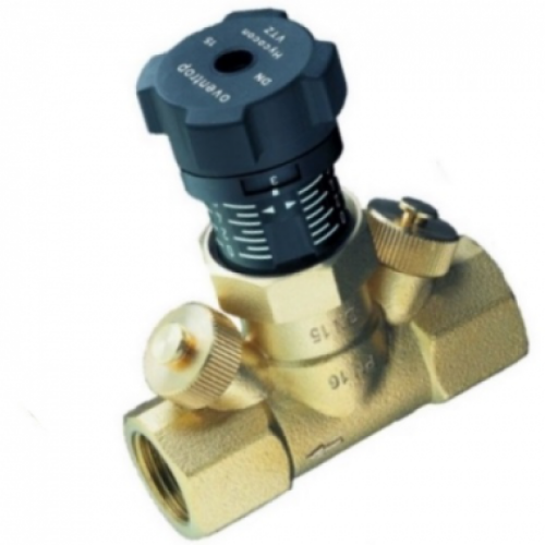 Клапан балансировочный латунный ручной с внутренней резьбой 1,6 МПа Hycocon VTZ Oventrop 15 мм в Екатеринбурге