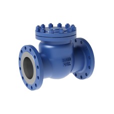 Клапан обратный стальной поворотный фланцевый 4,0 МПа 19с53нж ЧАЗ 80х310 мм ГОСТ 33423-2015