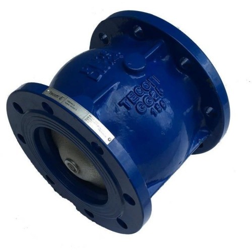 Клапан обратный чугунный осевой пружинный фланцевый 1,6 МПа CA3241 Tecofi 80 мм в Екатеринбурге
