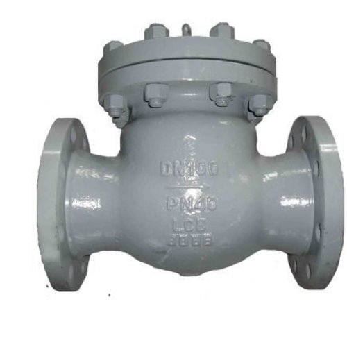 Клапан обратный стальной поворотный фланцевый 4,0 МПа 19с53нж 100 мм в Екатеринбурге