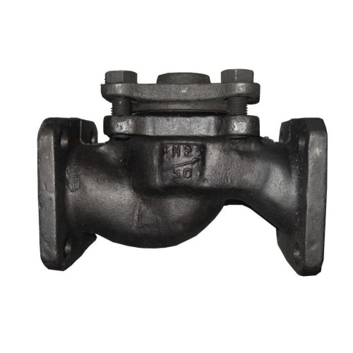 Клапан обратный чугунный Y-тип фланцевый 1,6 МПа 16ч6п 80х310 мм в Екатеринбурге