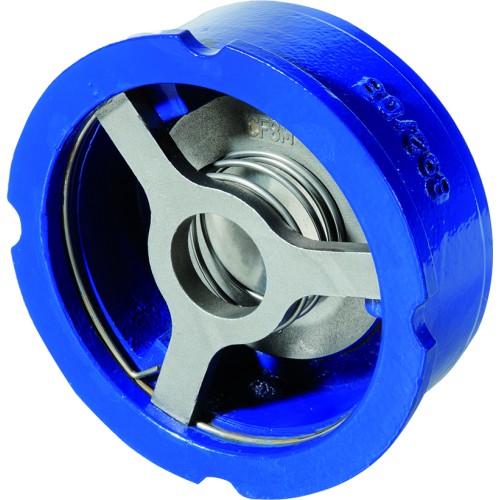 Клапан обратный чугунный осевой пружинный межфланцевый 1,6 МПа NVD-802R Ридан 50 мм в Екатеринбурге