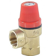 Клапан предохранительный латунный пружинный с внутренней резьбой для систем водоснабжения 1,0 МПа SVS-0030 STOUT 32 мм 1"