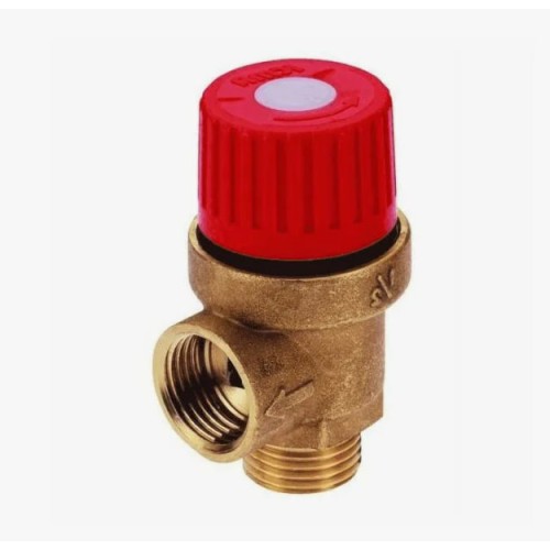 Клапан предохранительный латунный пружинный с внутренней резьбой 1,0 МПа Uni-Fitt 15 мм 1/2" в Екатеринбурге