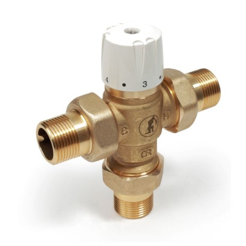 Клапан смесительный латунный термостатический седельный с наружной резьбой 1,0 МПа Giacomini 40х217 мм в Екатеринбурге