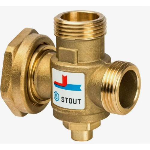 Клапан смесительный латунный термостатический седельный с наружной резьбой-накидной гайкой 1,0 МПа VTA377 Esbe 40 мм 1" в Екатеринбурге