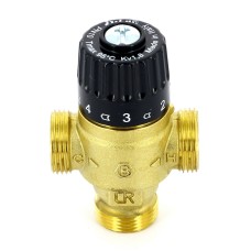 Клапан смесительный бронзовый термостатический с защитой с наружной резьбой 2,0 МПа Brawa-Mix Oventrop 32 мм 1 1/2"