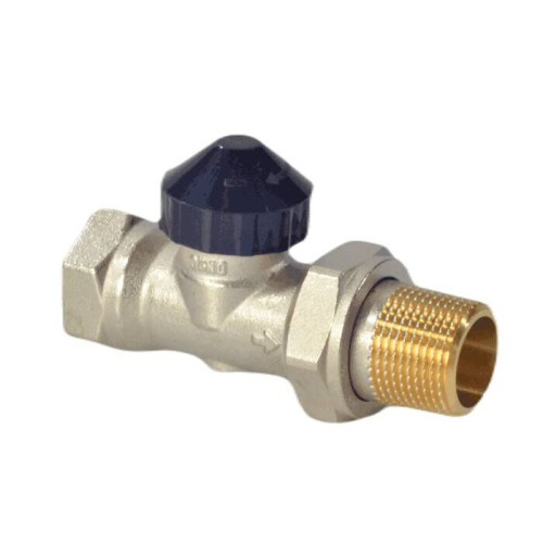 Клапан термостатический угловой Ду-20 Ру-10 ВР (ВН) гайка М30х1,5 с преднастройкой TR-N Ридан в Екатеринбурге