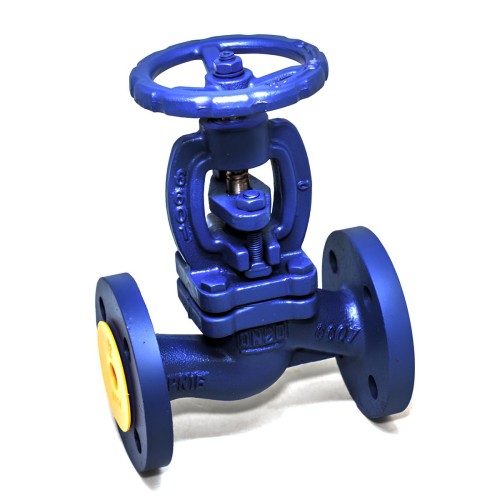 Клапан запорный сальниковый чугунный фланцевый 1,6 МПа 215A Zetkama 200х600 мм в Екатеринбурге