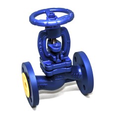 Клапан запорный сальниковый чугунный фланцевый 1,6 МПа 215A Zetkama 250х730 мм