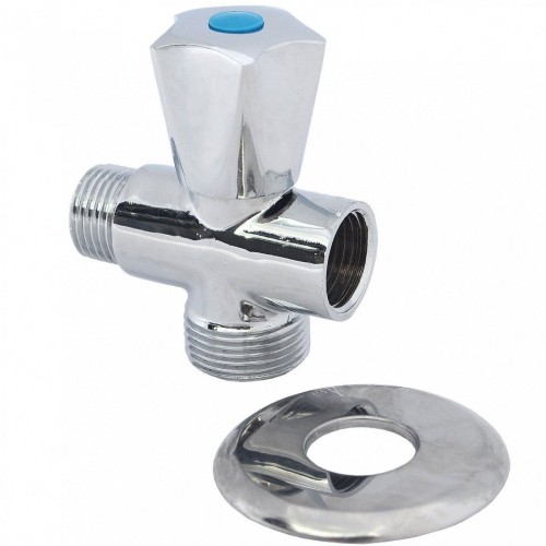 Клапан седловой бытовой трехходовой латунный с внутренней-наружной резьбой 1,0 МПа Aquasfera 1047 Aquasfera 87 мм в Екатеринбурге