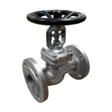 Клапан запорный сильфонный нержавеющий фланцевый 4,0 МПа KV35 Гранвент 200 мм