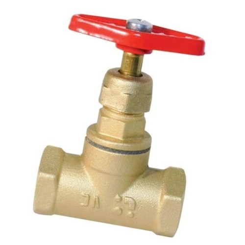 Клапан запорный латунный с внутренней резьбой 1,6 МПа 15б1п Цветлит 32х83 мм ТУ 206-3973235-01-93 в Екатеринбурге