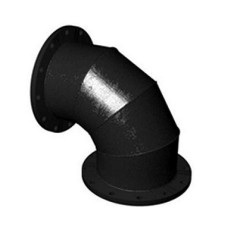 Колено (отвод) раструб-фланец УРФ ВЧШГ с ЦПП Ду-200