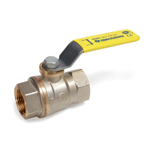 Кран запорный латунный полнопроходной с ручкой-рычагом ВР (ВН) Ру 5 R950 Giacomini 8 мм 1/4" в Екатеринбурге