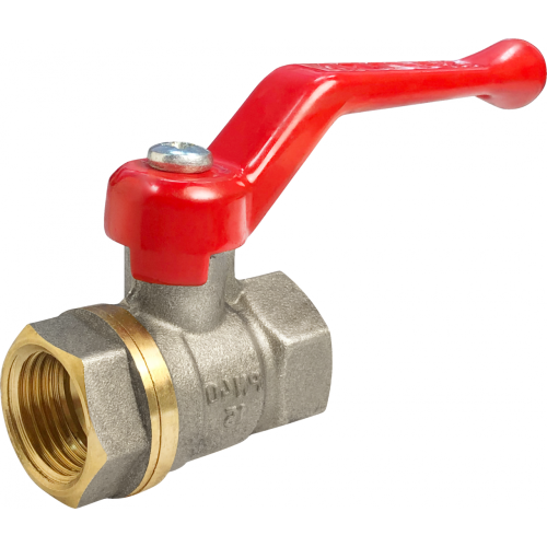 Кран запорный латунный стандартнопроходной с ручкой-рычагом ВР (ВН) Ру 16 ПРАКТИК 120 ГАЛЛОП 15 мм 1/2" в Екатеринбурге