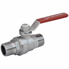 Кран запорный латунный полнопроходной с ручкой-рычагом НР Ру 42 R913L Giacomini 15х73 мм 1/2"