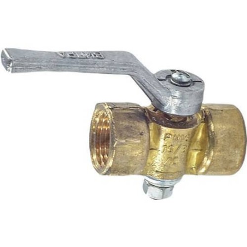 Кран латунный трехходовой стандартнопроходной для манометра без фланца с ручкой ВР (ВН) Ру 16 Icma 158 Icma 15 мм 1/2" в Екатеринбурге