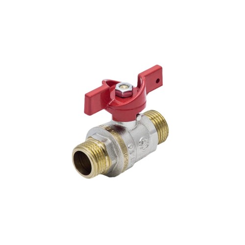 Кран запорный латунный полнопроходной с ручкой-бабочкой ВР-НР Ру 40 BV.514 MVI 20 мм 3/4" в Екатеринбурге