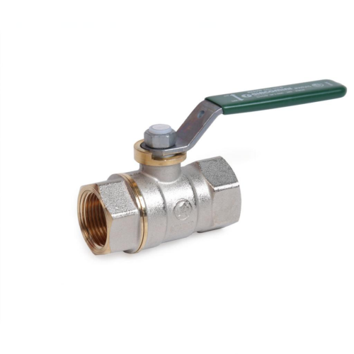 Кран запорный латунный стандартнопроходной с ручкой-рычагом ВР (ВН) Ру 42 R250W Giacomini 10х47 мм 3/8" в Екатеринбурге