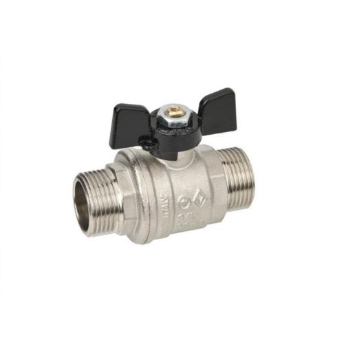 Кран запорный латунный полнопроходной с ручкой-рычагом НР Ру 40 Pride LD 15х66,5 мм 1/2" в Екатеринбурге