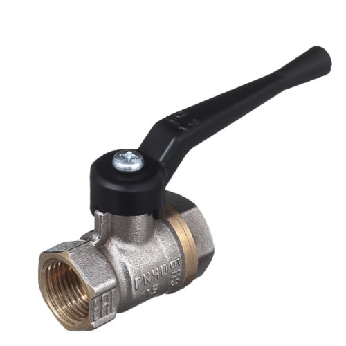 Кран запорный латунный угловой стандартнопроходной с ручкой-рычагом ВР-американка Ру 40 Pride LD 15 мм 1/2" в Екатеринбурге