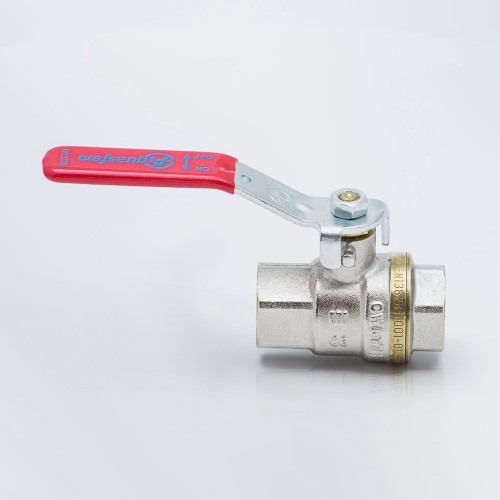 Кран запорный латунный стандартнопроходной с ручкой-рычагом ВР (ВН) Ру 25 RTP (РосТурПласт) 15 мм 1/2" в Екатеринбурге