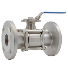 Кран шаровый нержавеющий фланцевый полнопроходной Ру 25 AISI 304 NK-BF NK 80х310 мм