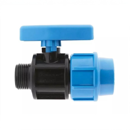 Компрессионный кран ПНД Дн 32-1" Ру-16 НР (НАР) Джилекс в Екатеринбурге