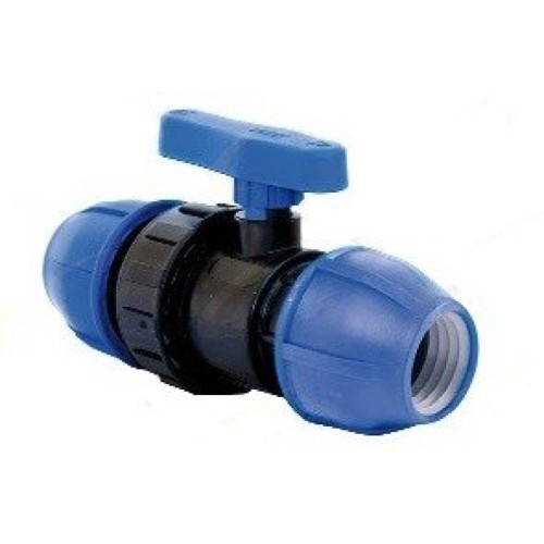 Компрессионный кран ПНД Дн 50-50 Ру-16 VALFEX в Екатеринбурге