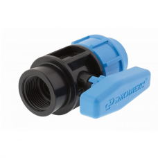 Компрессионный кран ПНД Дн 25-3/4" Ру-16 ВР (ВН) Джилекс