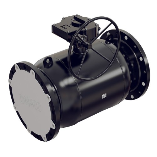 Кран запорный стальной фланцевый с редуктором полнопроходной Ст20 КШ.Ф.П. ALSO 250х750 мм