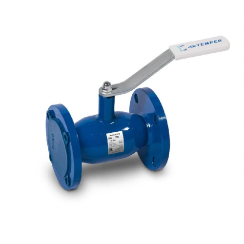 Кран запорный стальной фланцевый стандартнопроходной Ст20 КШ.Ц.Ф. Temper 65х270 мм